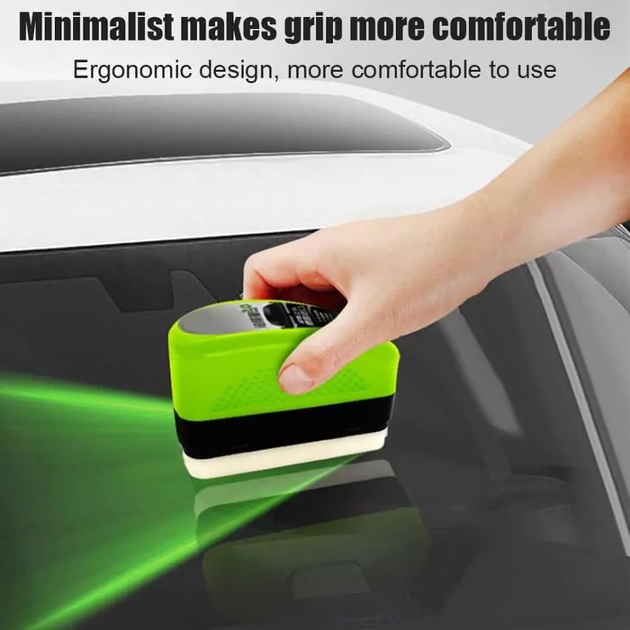 Car Windshield, Mirror & Glass Cleaning Brush with 150 ml in filled solution for Glasses