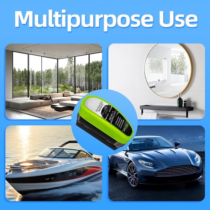 Car Windshield, Mirror & Glass Cleaning Brush with 150 ml in filled solution for Glasses