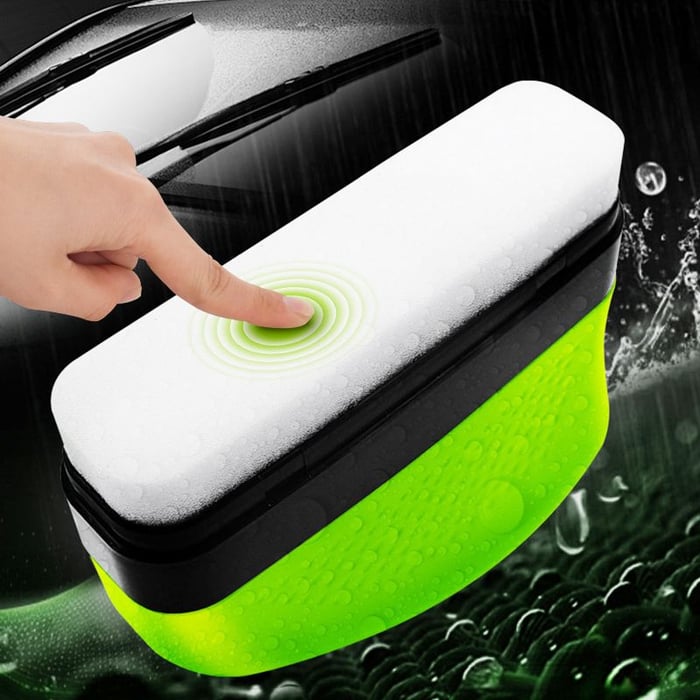 Car Windshield, Mirror & Glass Cleaning Brush with 150 ml in filled solution for Glasses